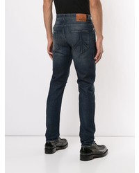 Мужские темно-синие рваные джинсы от Love Moschino