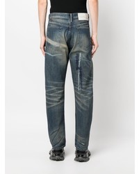 Мужские темно-синие рваные джинсы от Neighborhood