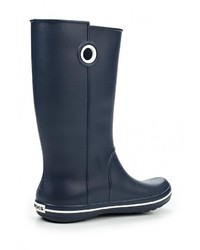 Женские темно-синие резиновые сапоги от Crocs