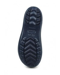 Женские темно-синие резиновые сапоги от Crocs