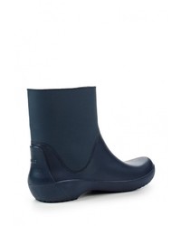 Женские темно-синие резиновые сапоги от Crocs