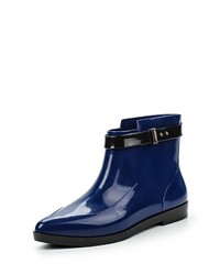 Женские темно-синие резиновые сапоги от Melissa
