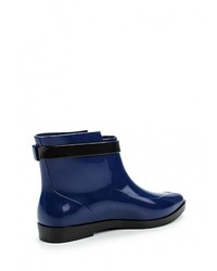 Женские темно-синие резиновые сапоги от Melissa