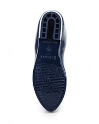 Женские темно-синие резиновые сапоги от Mon Ami