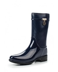 Женские темно-синие резиновые сапоги от Mon Ami