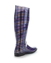 Женские темно-синие резиновые сапоги от SANDRA