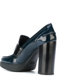 Темно-синие резиновые туфли от Tod's