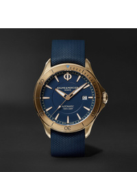 Мужские темно-синие резиновые часы от Baume & Mercier