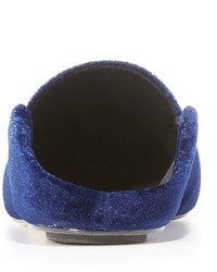 Темно-синие сабо от Tibi