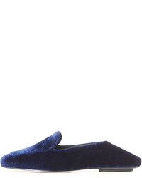 Темно-синие сабо от Tibi