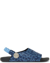 Мужские темно-синие сандалии из плотной ткани от Givenchy