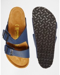 Мужские темно-синие сандалии от Birkenstock