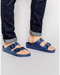 Мужские темно-синие сандалии от Birkenstock