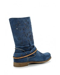 Темно-синие сапоги от Coolway