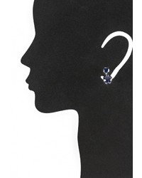 Темно-синие серьги от Diva