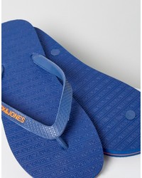 Мужские темно-синие сланцы от Jack and Jones