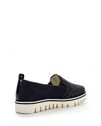 Женские темно-синие слипоны от Baldinini