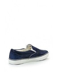 Женские темно-синие слипоны от Bella Comoda