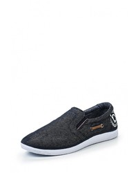 Мужские темно-синие слипоны от Bugatti