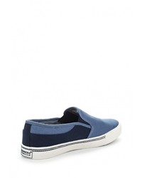 Мужские темно-синие слипоны от Carrera