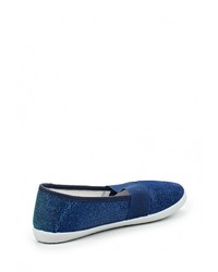 Женские темно-синие слипоны от Catisa