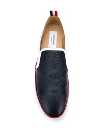 Мужские темно-синие слипоны от Thom Browne