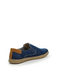 Мужские темно-синие слипоны от Der Spur