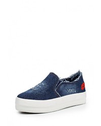 Женские темно-синие слипоны от HCS