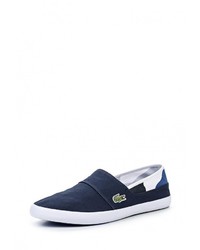 Мужские темно-синие слипоны от Lacoste