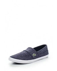 Мужские темно-синие слипоны от Lacoste