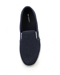 Женские темно-синие слипоны от Lacoste