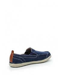 Мужские темно-синие слипоны от Strobbs