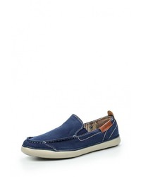 Мужские темно-синие слипоны от Strobbs