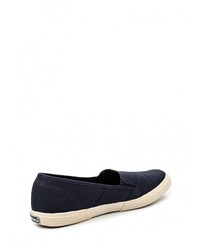 Женские темно-синие слипоны от Superga