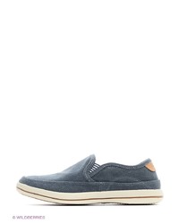 Мужские темно-синие слипоны от Tesoro