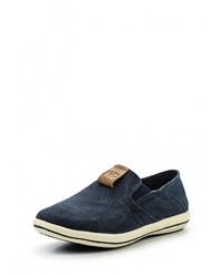 Мужские темно-синие слипоны от Tesoro