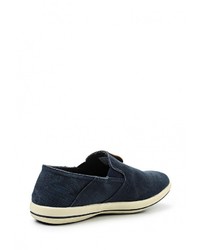 Мужские темно-синие слипоны от Tesoro