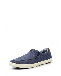 Мужские темно-синие слипоны от Tesoro