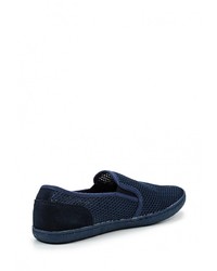 Мужские темно-синие слипоны от Tesoro