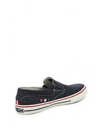 Мужские темно-синие слипоны от Tommy Hilfiger