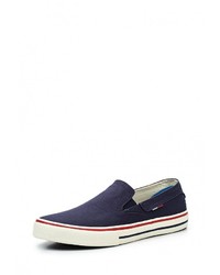 Мужские темно-синие слипоны от Tommy Hilfiger