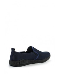 Мужские темно-синие слипоны от Vitacci