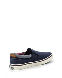 Мужские темно-синие слипоны от Wrangler