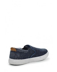 Мужские темно-синие слипоны от YMD