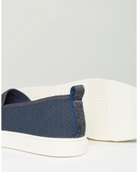 Мужские темно-синие слипоны от Ted Baker