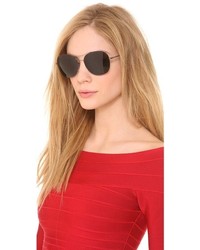 Женские темно-синие солнцезащитные очки от Gucci