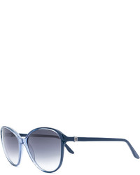 Женские темно-синие солнцезащитные очки от Cartier