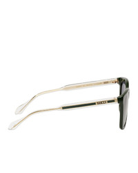 Мужские темно-синие солнцезащитные очки от Gucci