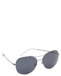 Женские темно-синие солнцезащитные очки от Gucci