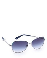 Женские темно-синие солнцезащитные очки от Kate Spade